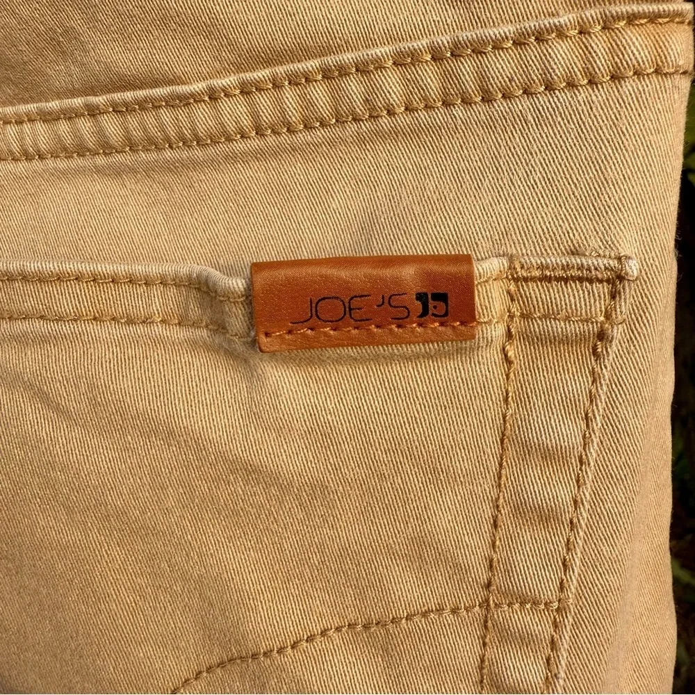 JOE’S JEANS Boys Size 20 Straight Leg Tan Khaki Zip Fly 5 Pocket Jeans - Picture 6 of 13